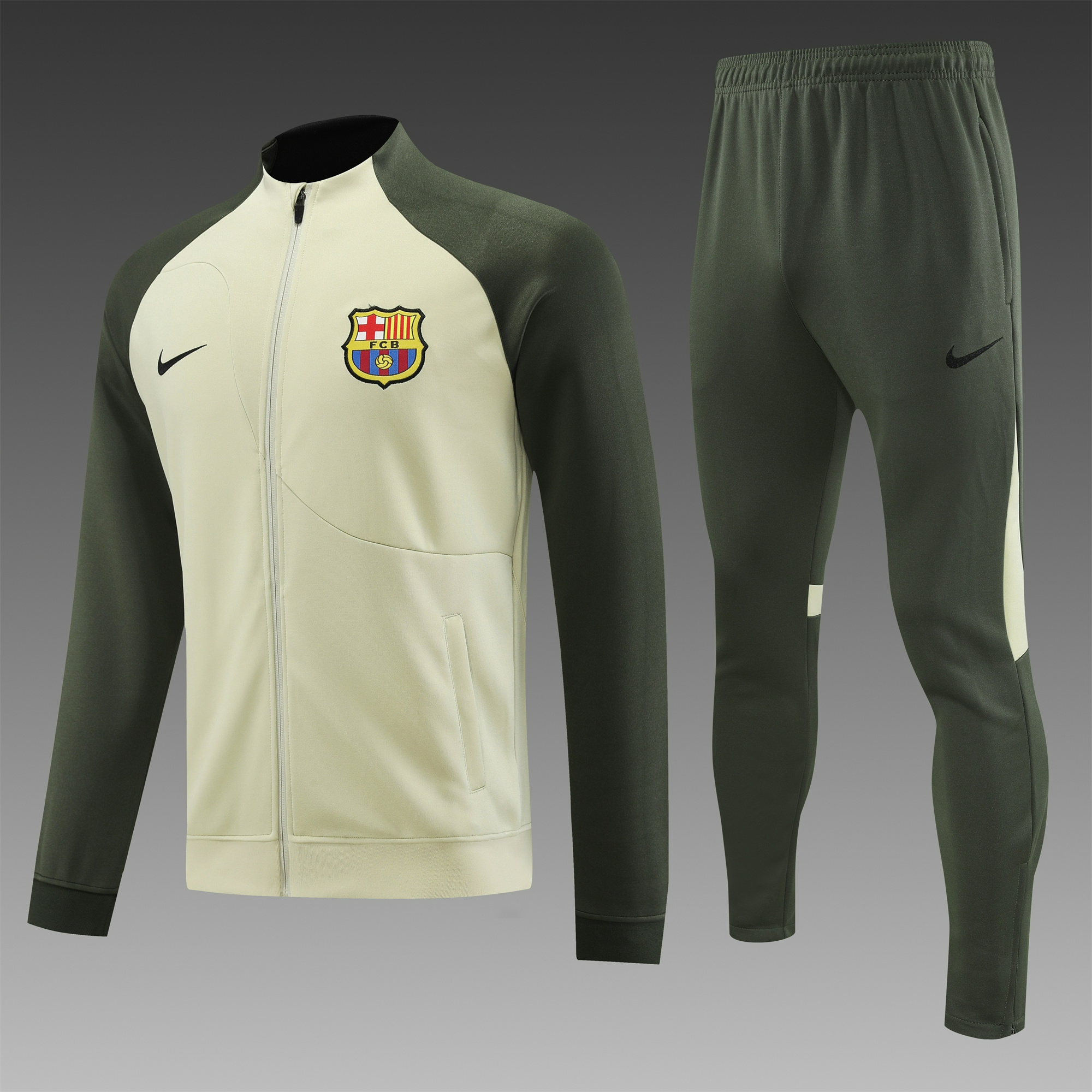 Barcelona 23-24 Jacket Training Tracksuit Yellow